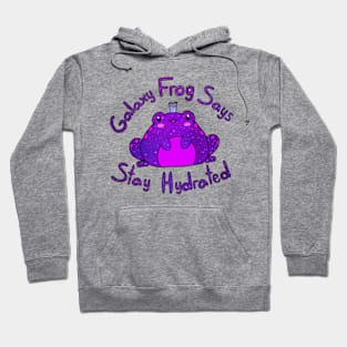 Stay Hydrated Frog (purple) Hoodie